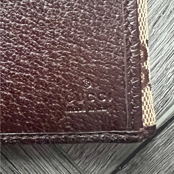 Gucci Monogram Long Canvas and Leather Wallet - Picture 2 of 11